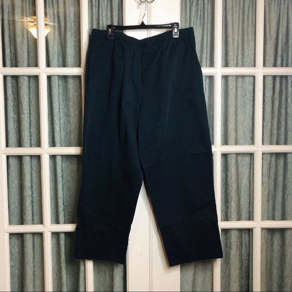 *Bundle 4/$20* White Stag Black Elastic Waist Pant Plus Size 18